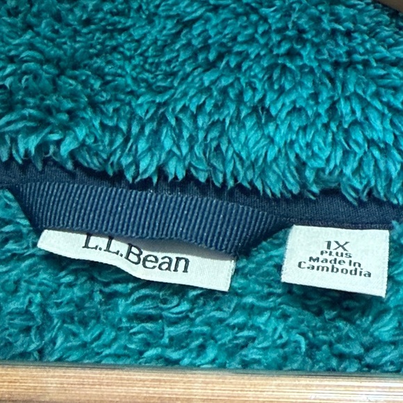 Women's L.L.Bean Hi-Pile Fleece Pullover Size 1x - Picture 3 of 6
